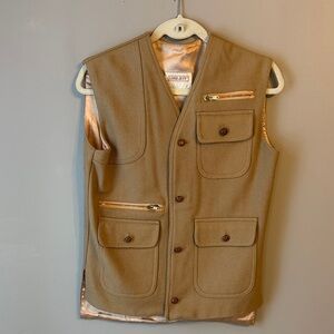 1950 Vintage Lord Jeff Wool Hunting Vest. Size Small